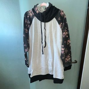 Maurices plus size 4 hooded sweatshirt
